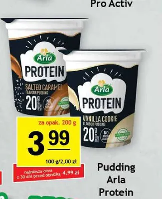 Pudding Arla Protein Vanilla Cookie promocja w Gram Market