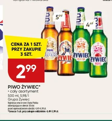 Piwo bezalkoholowe Żywiec promocja w Chata Polska