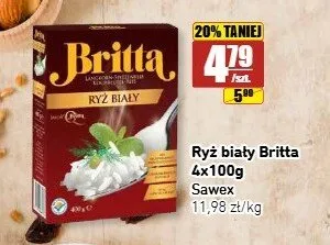 Ryż biały Britta 4-pak 100 g promocja w API Market