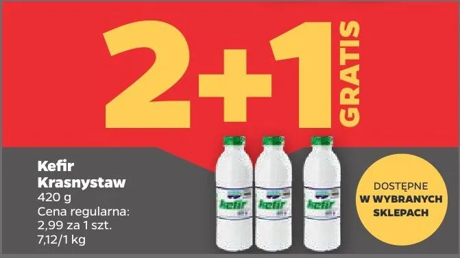 Kefir Krasnystaw promocja w Netto