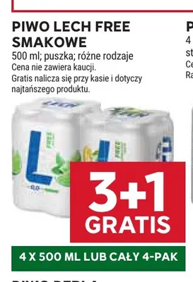 Piwo bezalkoholowe Lech smakowe promocja w Stokrotka