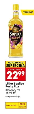 Likier Soplica Party Fizz mango marakuja promocja w Biedronka