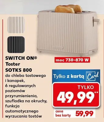 Toster SQTKS 800 promocja w Kaufland