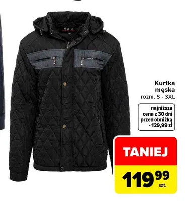 Kurtka męska 6 & 8 promocja w Carrefour