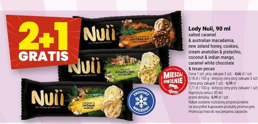 Lody Nuii cream anatolian & pistachio promocja w Twój Market