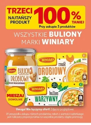 Buliony marki Winiary promocja w Kaufland