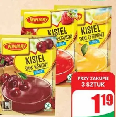 Kisiel różne rodzaje promocja w Dino