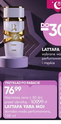 Damska woda perfumowana Lattafa Yara Moi promocja w Super-Pharm