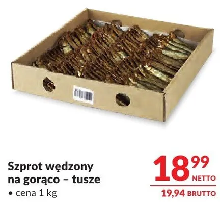 Szprot wędzony na gorąco - tusze promocja w Makro