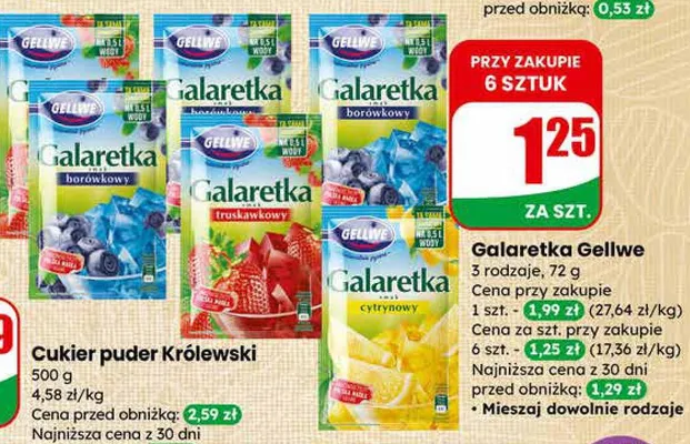 Cukier puder z buraków cukrowych promocja w Dino