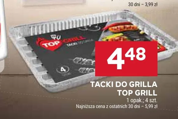 Tacki do grilla Top Grill promocja w Stokrotka