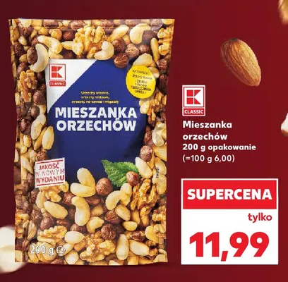 Mieszanka orzechów K-Classic promocja w Kaufland