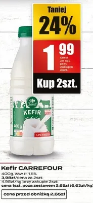 Kefir CARREFOUR promocja w Supeco