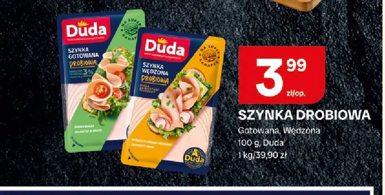 Szynka drobiowa gotowana Duda promocja w Chorten