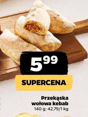 Przekąska wołowa kebab promocja w Netto