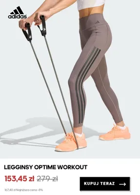 Legginsy sportowe Adidas Optime Workout promocja w Adidas