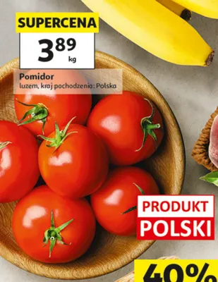 Pomidory polskie promocja w Auchan
