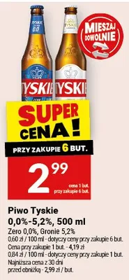 Piwo Tyskie promocja w Twój Market