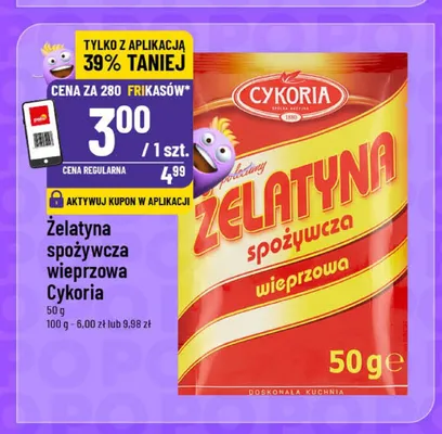 Żelatyna spożywcza wieprzowa Cykoria promocja w POLOmarket