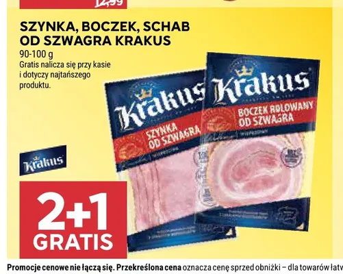 Szynka od Szwagra Krakus promocja w Stokrotka