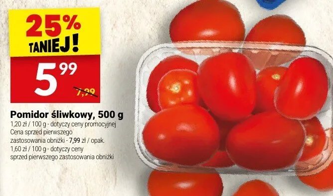Pomidor śliwkowy promocja w Twój Market