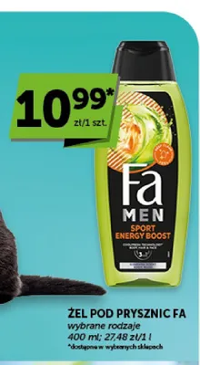 Żel pod prysznic Fa Men Sport Energy Boost promocja w Euro Sklep