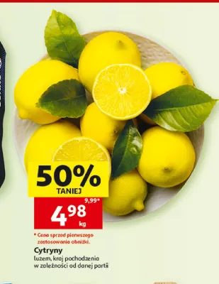 Cytryny promocja w Auchan