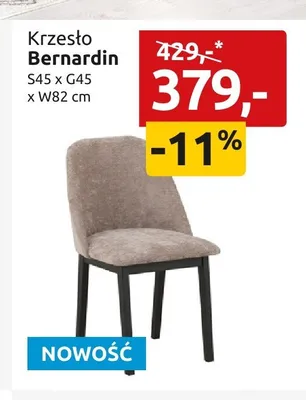 Krzesło Bernardin promocja w Black Red White