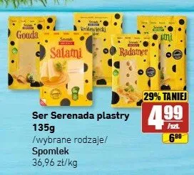Ser Serenada plastry Salami promocja w API Market