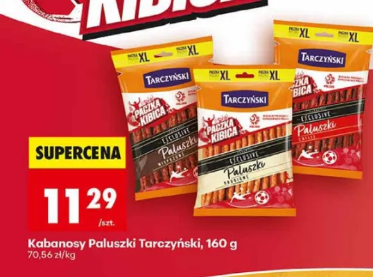 Kabanosy Paluszki drobiowe Tarczyński promocja w Biedronka