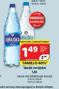 Woda Jurajska promocja w Delfin
