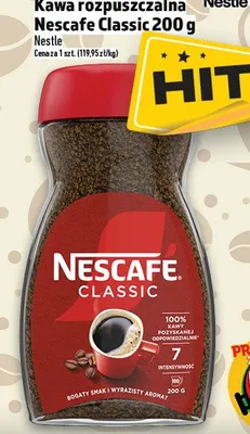 Kawa rozpuszczalna Nescafe Classic promocja w TOPAZ