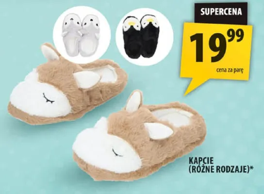 Kapcie (różne rodzaje)* promocja w Arhelan