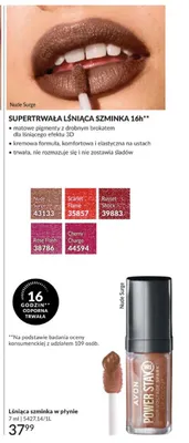 Lśniąca szminka w płynie Avon Power Stay promocja w AVON