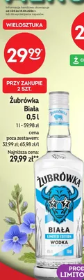Wódka Biała promocja w Żabka