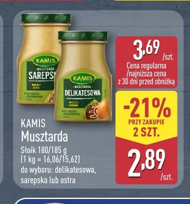 Musztarda sarepska Kamis promocja w Aldi