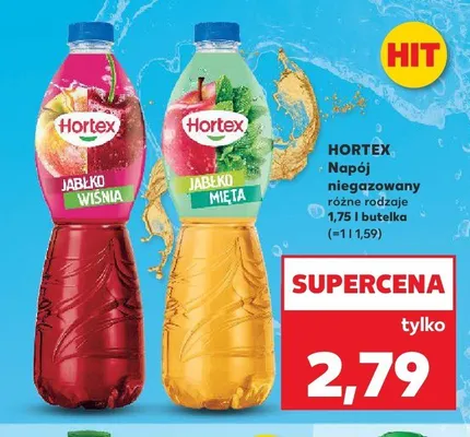 Napój niegazowany Hortex Jabłko Mięta promocja w Kaufland
