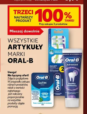 Artykuły marki Oral-B promocja w Kaufland