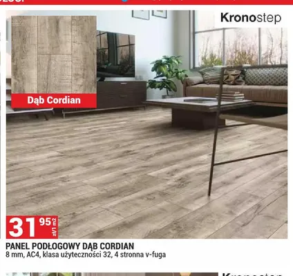 Panel podłogowy Dąb Cordian Kronostep promocja w Merkury Market