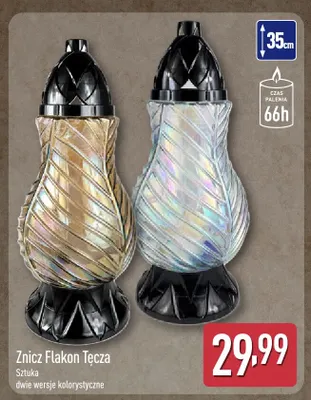 Znicz Flakon Tęcza promocja w Aldi