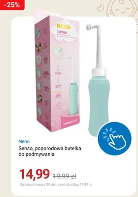 Butelka do podmywania Neno Senso poporodowa promocja w Smyk