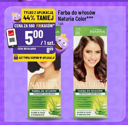 Farba do włosów Naturia Color promocja w POLOmarket