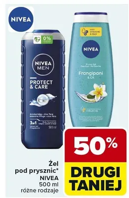 Żel pod prysznic Nivea 500ml różne rodzaje promocja w Carrefour