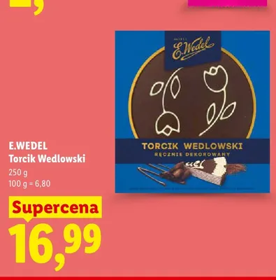 Torcik Wedlowski E.Wedel promocja w Lidl