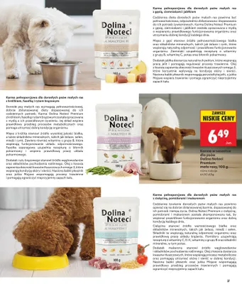 Karma w saszetce dla psów Dolina Noteci Premium małe rasy z gęsią, ziemniakami i jabłkiem promocja w Biedronka