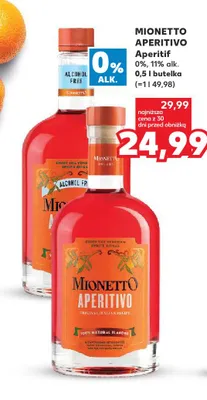 Aperitif Mionetto Aperitivo promocja w Kaufland