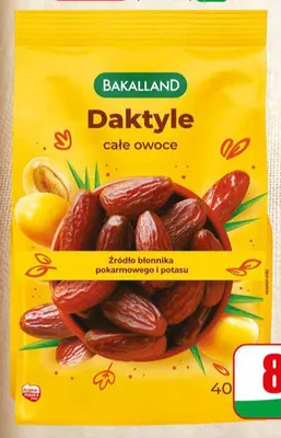 Daktyle całe owoce Bakalland promocja w Dino