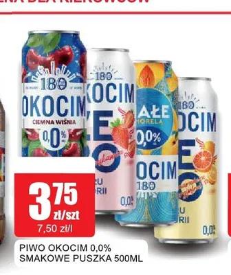 Piwo bezalkoholowe Okocim Ciemna Wiśnia promocja w Bingo