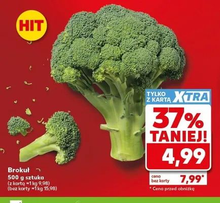 Brokuł promocja w Kaufland