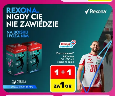Dezodorant Rexona promocja w Carrefour